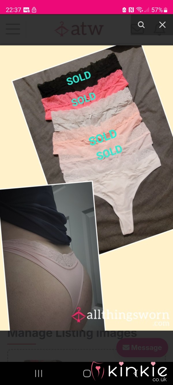 High Waisted Thongs