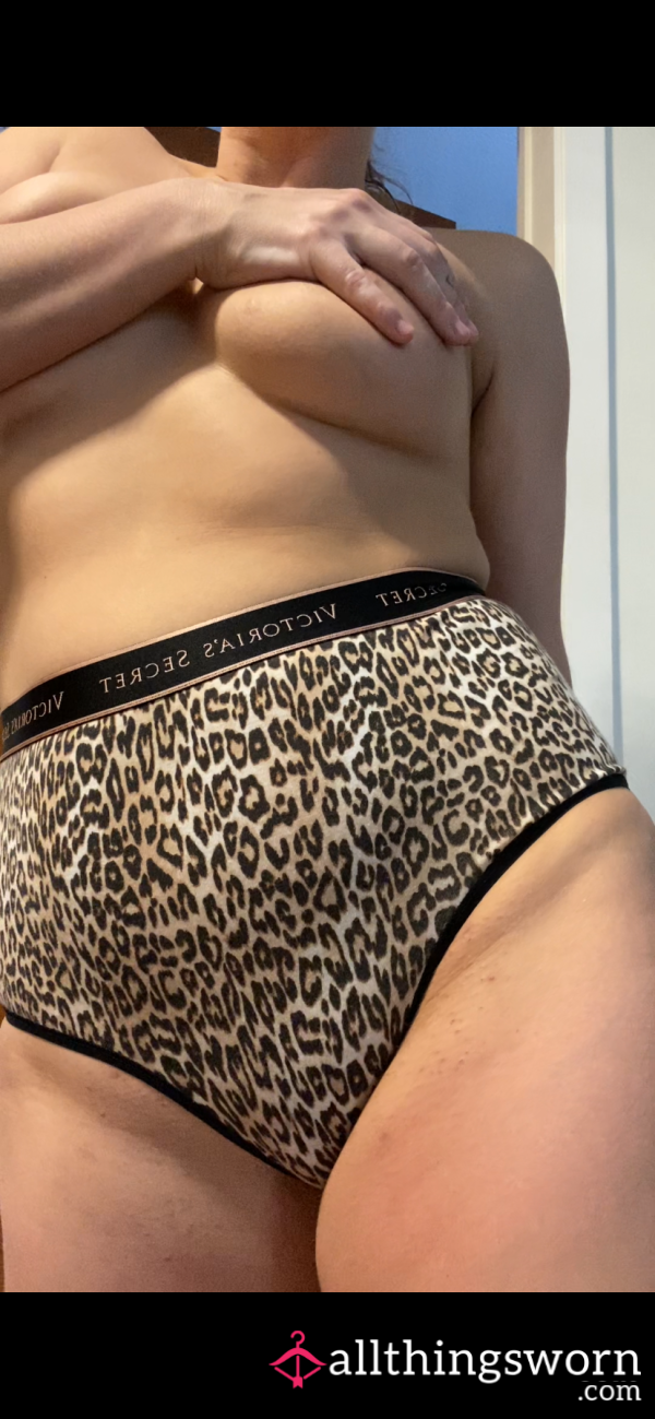 High-Waisted Victoria Secret Cheetah Panties- Ready To Wear THREE FULL DAYS