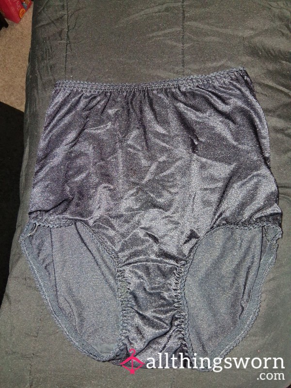 Highwaisted Silky Black Underwear