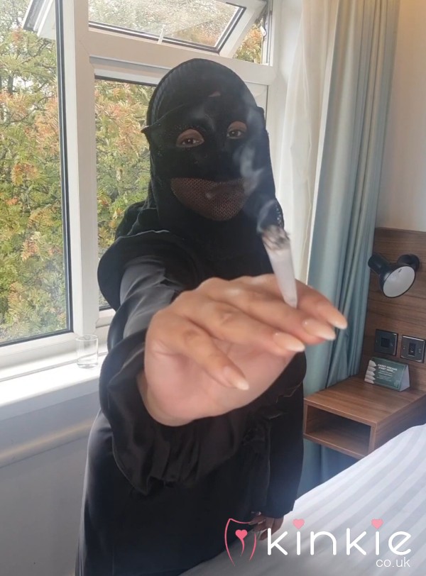 Hijabi Smoking Weed