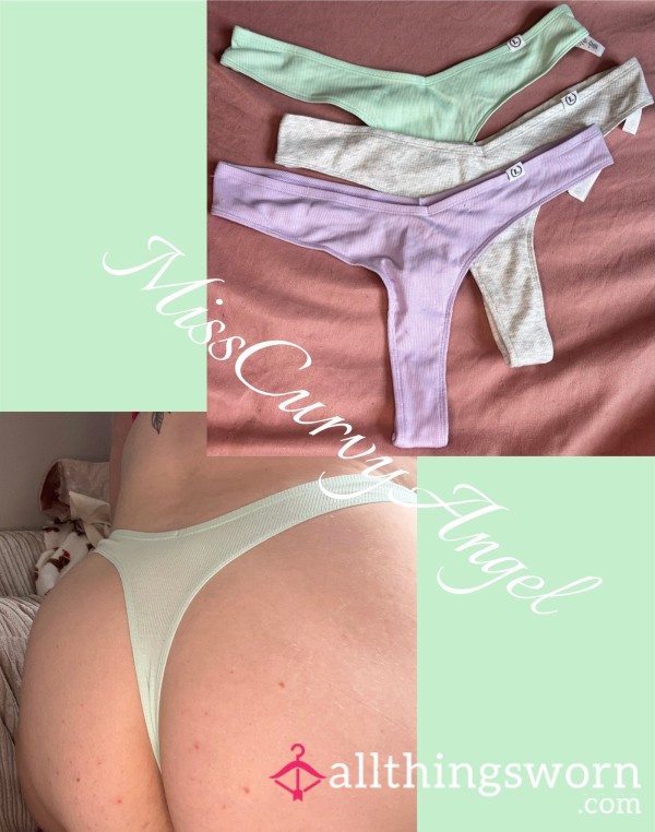 Hipster Style Cotton Thongs (postage Included) (completely Customisable)