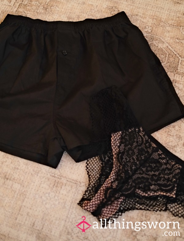 His & Hers Boxers And Panties, 48hr Wear 🖤