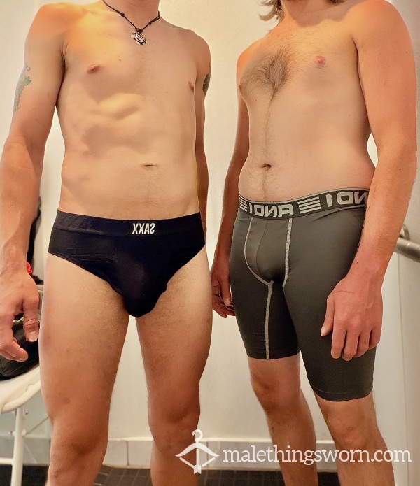 His & His (2 Pair) Bundle - AND 1 Boxer Briefs Vs & SAXX Briefs