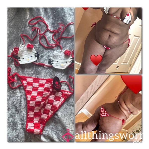 HK Tiny Crochet Bikini ♥️🎀