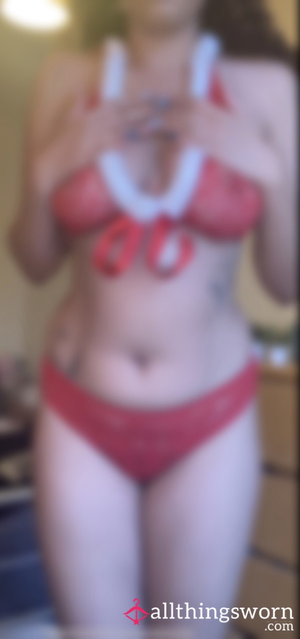 Ho Ho Ho🤶stripping Out Of My Christmas Lingerie ❤️[1:26]