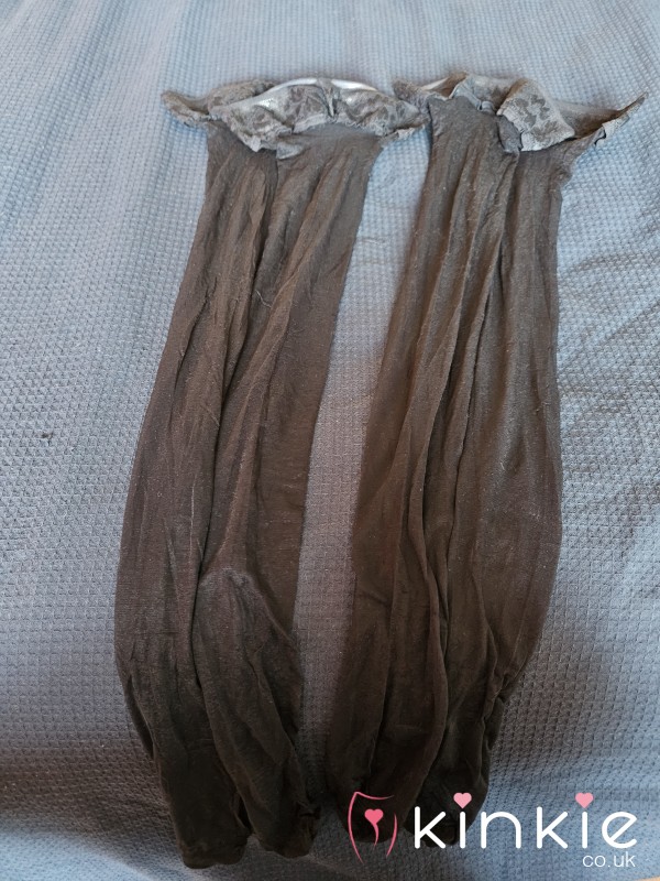 Hold Up Black Stockings