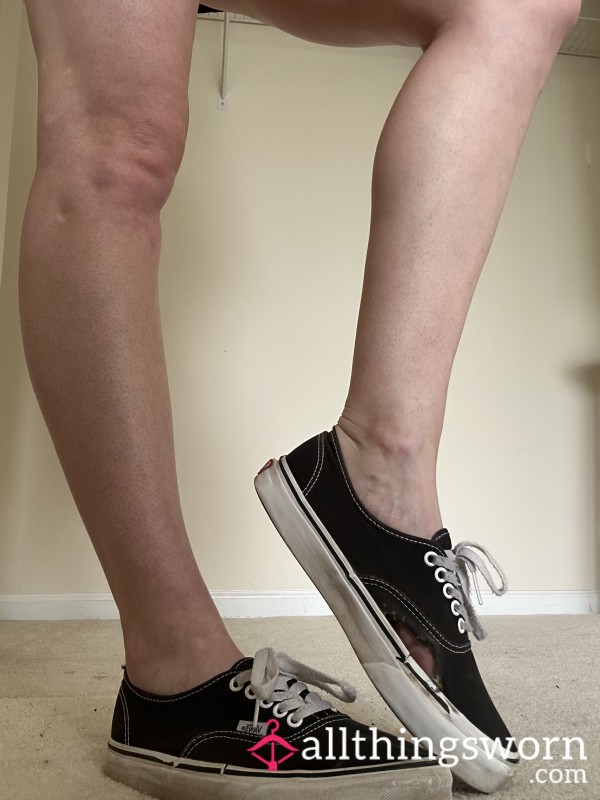 Holey Black Vans