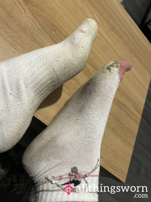 Holey Nike Ankle Socks