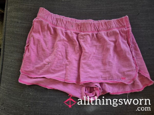 Holey Pink Brand Gym Shorts Extra Large