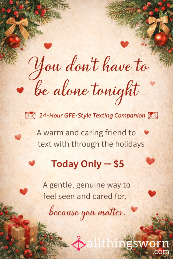 🎄 Holiday Company — You Don’t Have To Be Alone Tonight 🎄