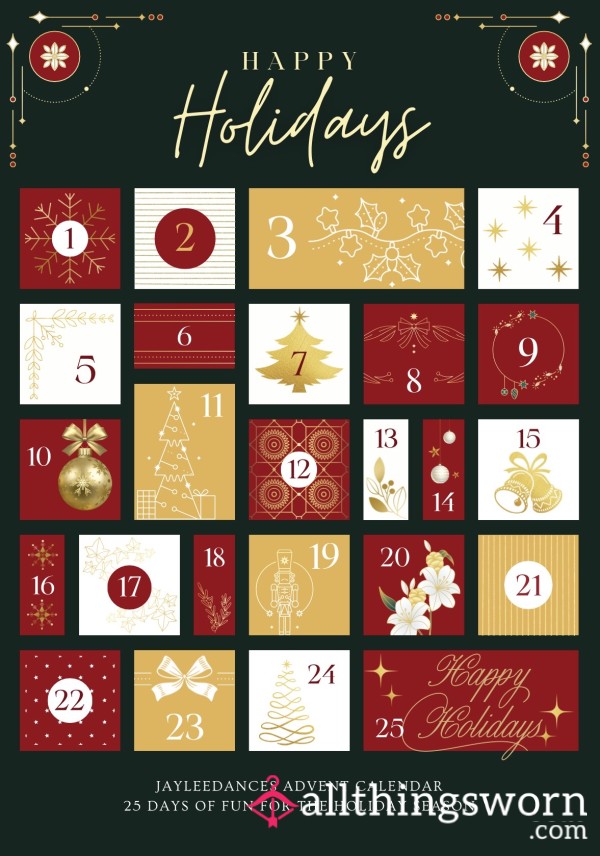 Holiday Countdown Advent Calendar
