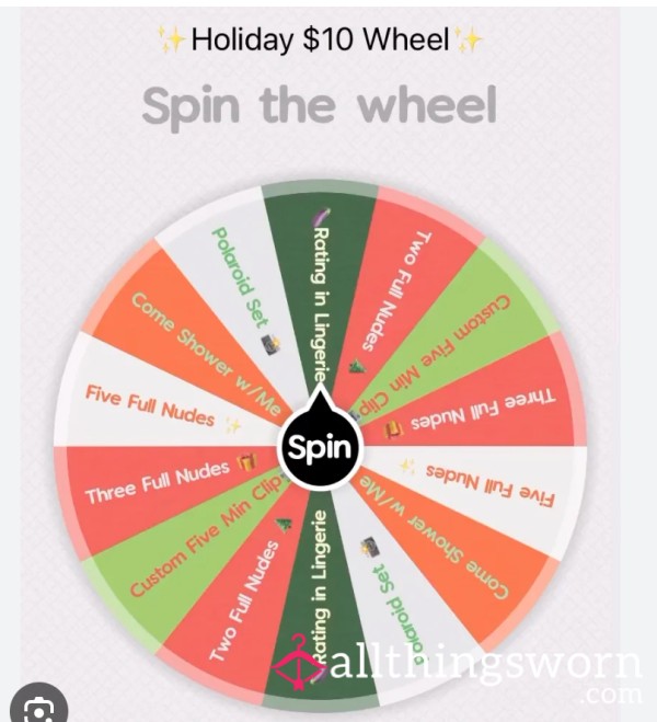 Holiday Prize Wheel!