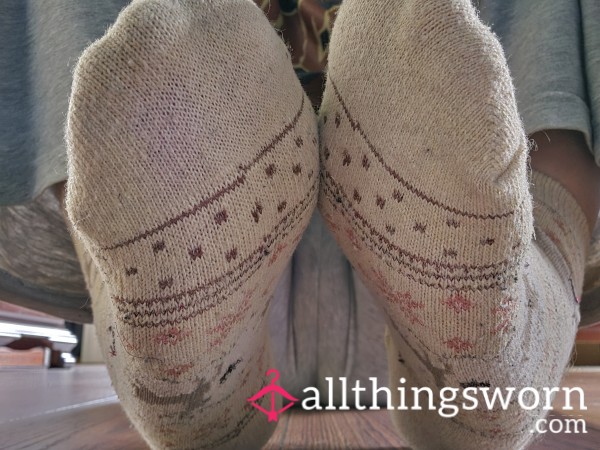 Holiday Reindeer Socks 🦌🎅🎀