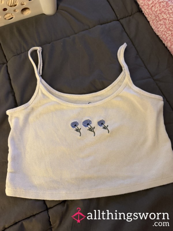 Hollister Size Small Flower Crop Top - 24 Hour Wear