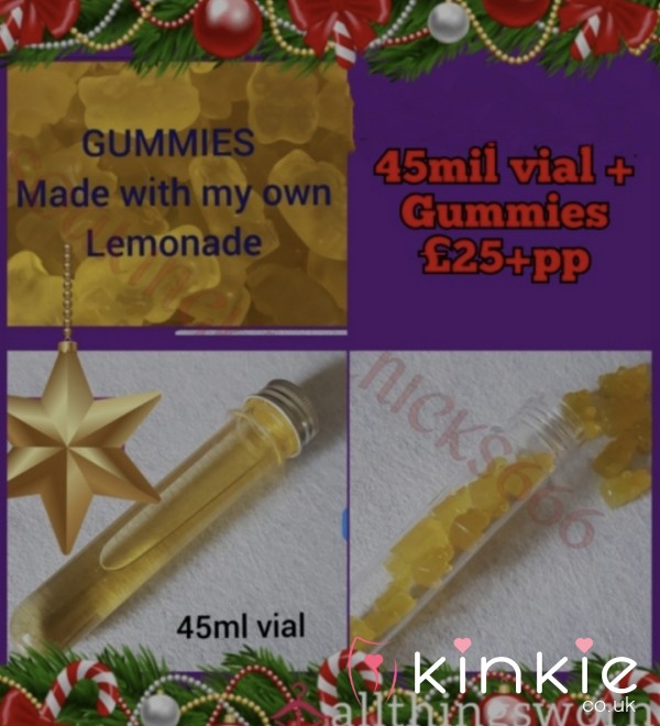 Home Made Gummie Bears + 45mil Vial Of My Fresh Lemonade
