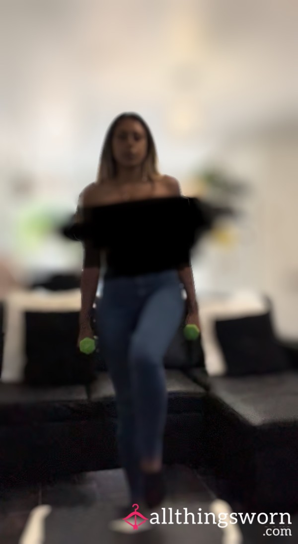 Home Work Striptease (down To Underwear)