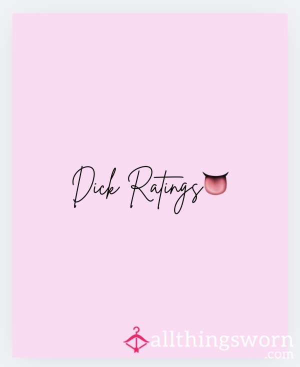 HONEST D*ck Rating 🍆
