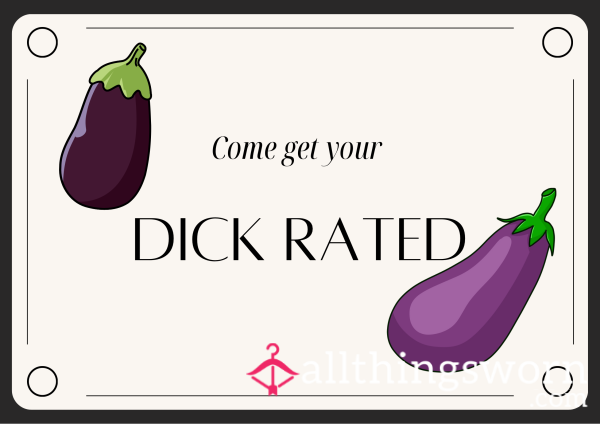 Honest D*ck Rating 🍆