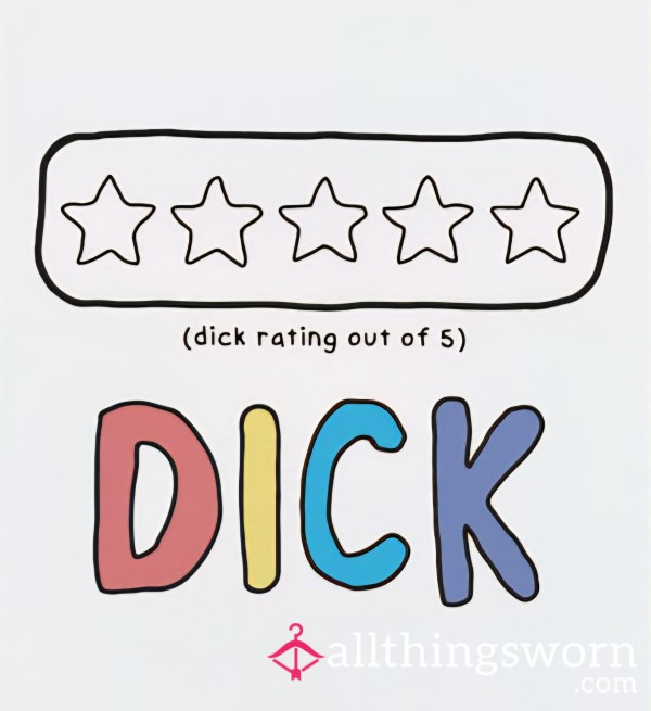 Honest D*ck Rating (written)