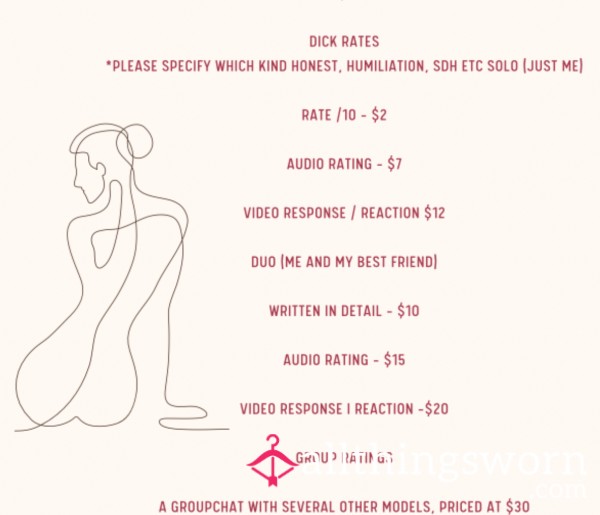 💚 Bia-Coded D*ck Rates 💜