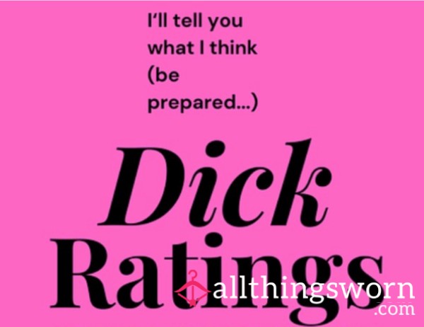 😈🍆Honest Video D*ckRating