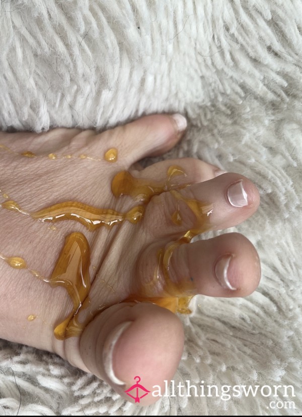Honey Coated Toes & Soles