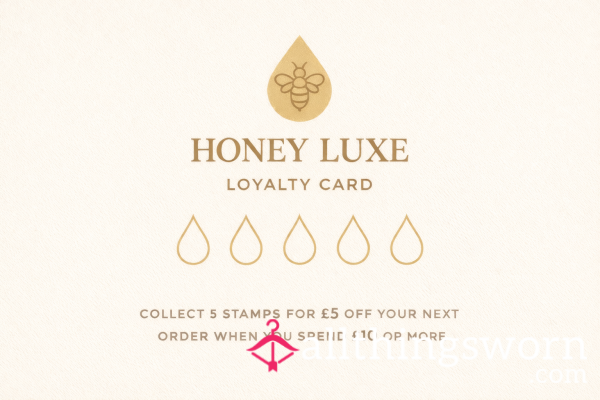 Honey Luxe Loyalty Card 🍯