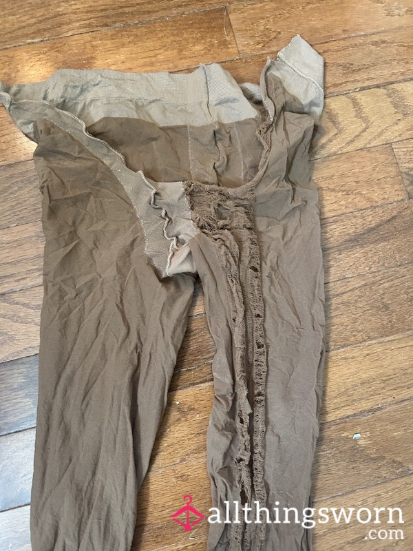 Hooters Girl Pantyhose Used Unwashed