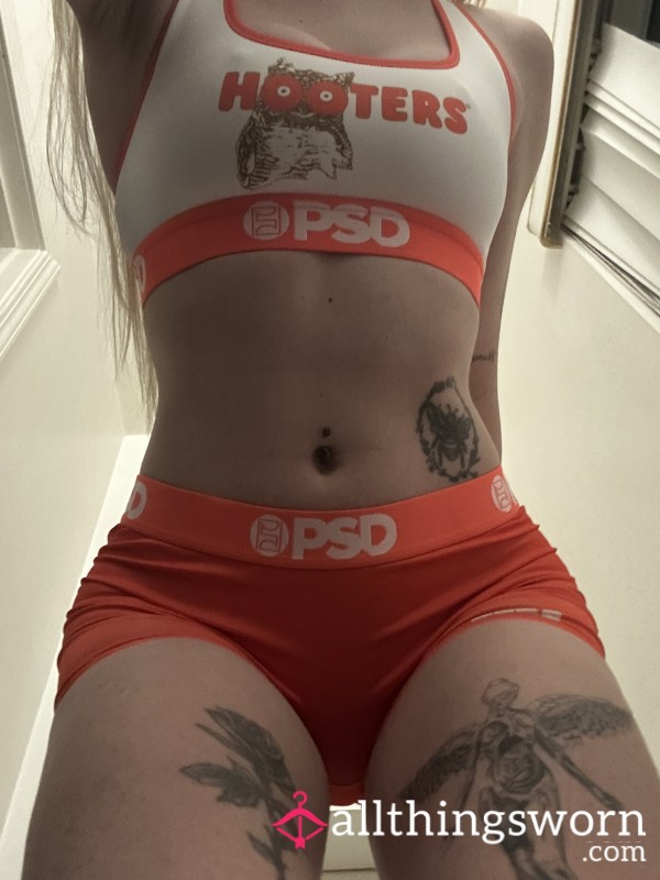 Hooters Uniform Strip Tease Video 🧡