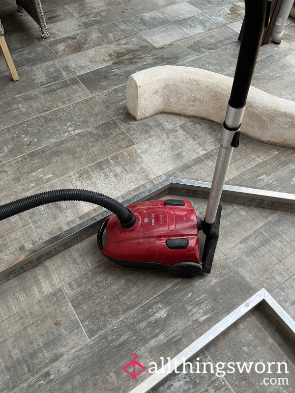 Hoovering My Patio In Spain