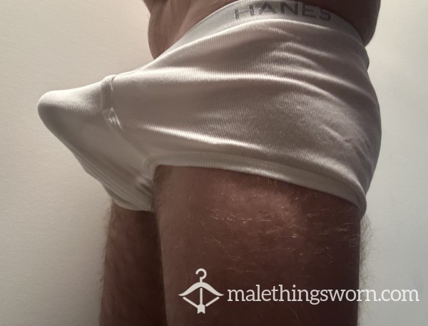 Horny In My White Hanes Briefs