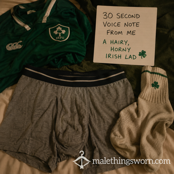 Horny Irish Guy Voice Note – Strong Accent, Personal & Unfiltered