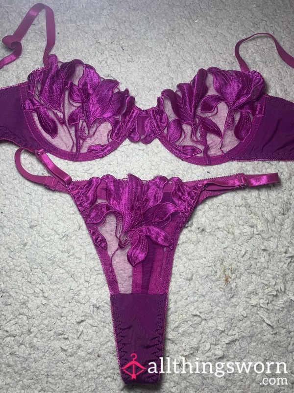 Purple Lingerie Set😈😈