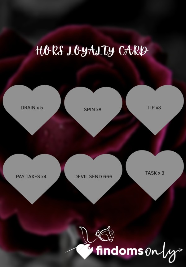 🌹 Hors Loyalty Card 🌹