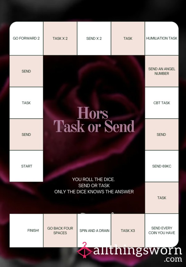 🌹 Hors Task Or Send Board 🌹