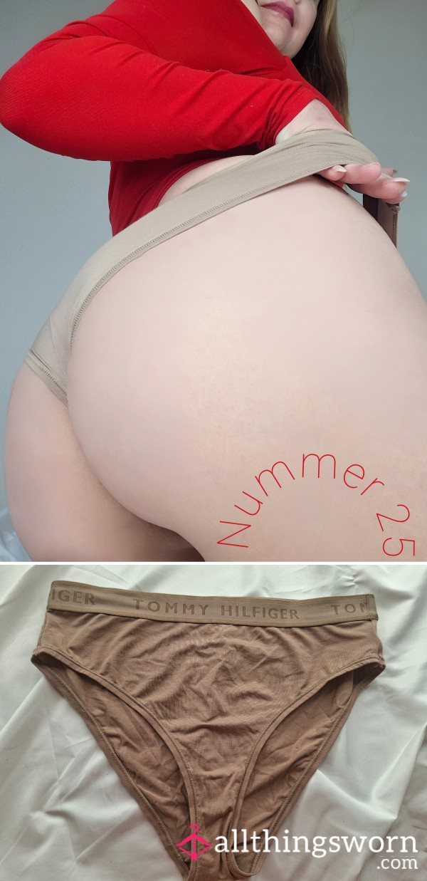 High-waisted Panties By Tommy Hilfiger, Size 38, With Cotton Gusset