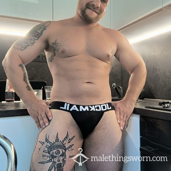 Hot Black Jockmail Briefs
