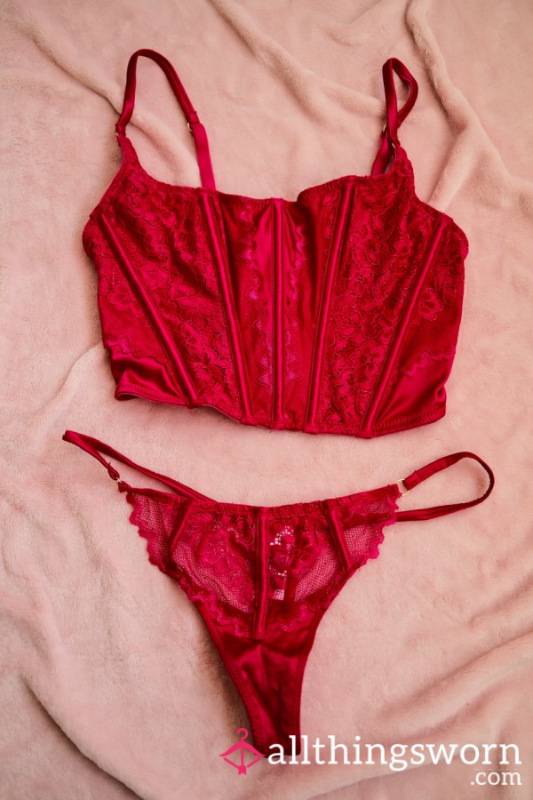 Corset And Thong Set ~ 2 Days Wear 💕