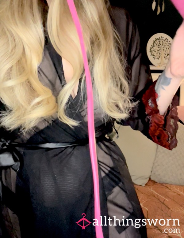 Hot Get Ready Vid - See Through My Nylon Gown 👀