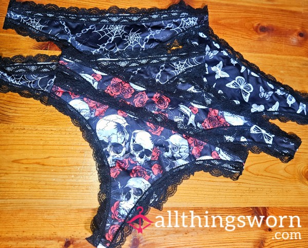 Hot Goth Girl Thongs