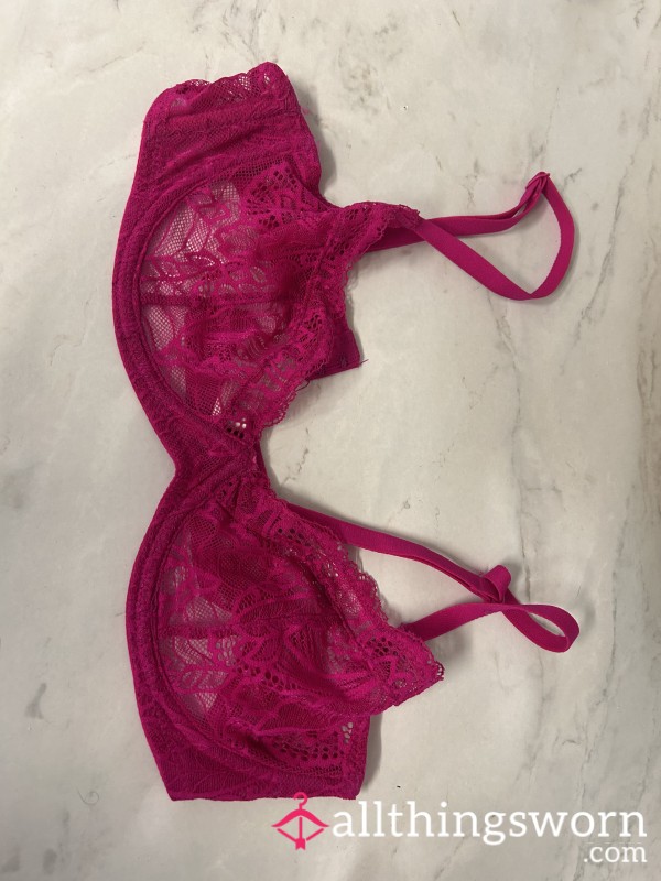 Hot Pink Bra