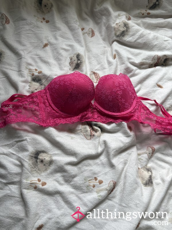 Hot Pink Bra