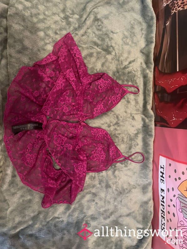 Hot Pink Flowy Bralette – Spoiled Princess Energy 💖🎮👑