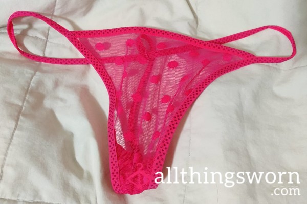 Hot Pink G-String Panty, Ready For You!