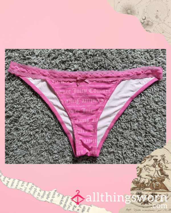Hot Pink Juicy Couture Panty