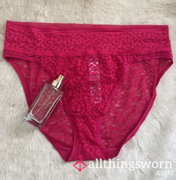 Hot Pink Lace Panties 🩷