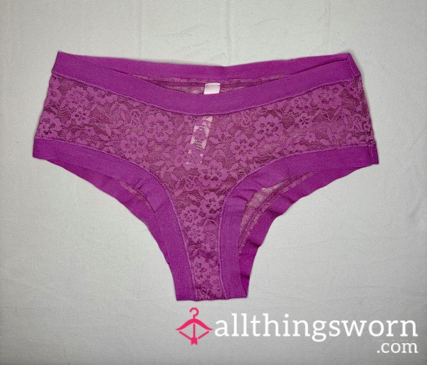 💖 Hot Pink Panties - Worn Today 💖