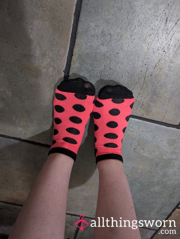 Hot Pink Polka Dots