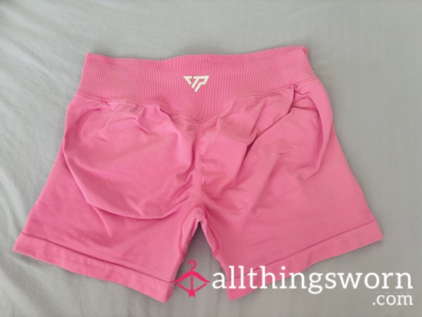 Hot Pink Scrunch B*m Used Gym Shorts