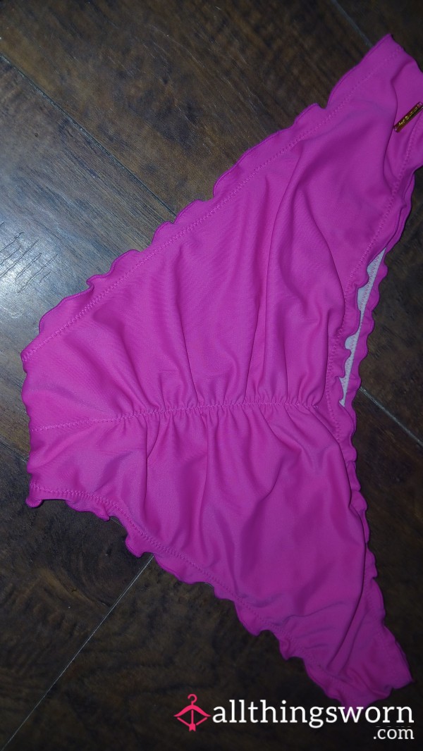 Hot Pink Scrunch Bu*t Swimsuit Bottoms